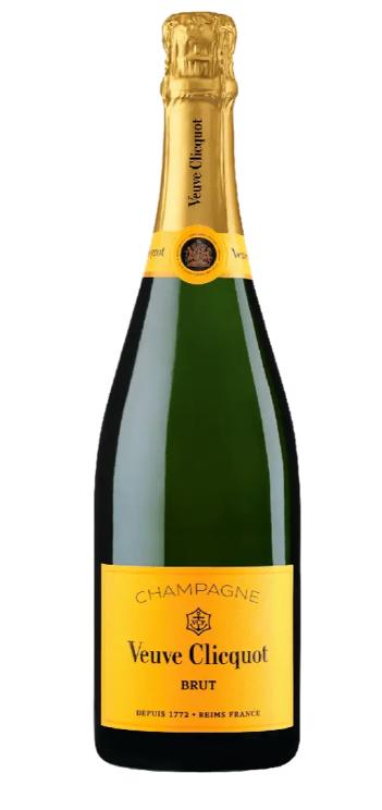 Bottle of Veuve Clicquot Champagne